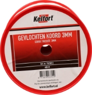 Afbeeldingen van Kelfort koord 3mm gevl. wit 400m