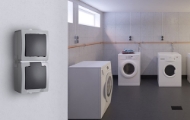 Afbeeldingen van Wcd dubbel vert. opbouw IP44 budget uitv.
