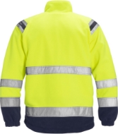 Afbeeldingen van Fri fleecejack mt.3xl geel/marinebl. hi-vis