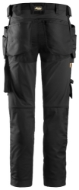 Afbeeldingen van Werkbroek stretch 6241 mt.162 Zwart