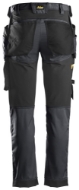 Afbeeldingen van Sni werkbroek mt.50 6241 stretch grijs/zw +hp