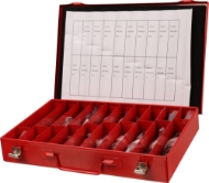 Afbeeldingen van Kelfort assortim.kist hss metaalboren 170dlg