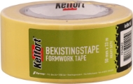 Afbeeldingen van Betonbekistingstape 50mm geel 33m h.d.