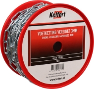 Afbeeldingen van Kelfort voetketting 3mm geg. 30m
