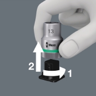 Afbeeldingen van Wera 9-delige 1/4' bitdoppenset inch