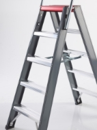 Afbeeldingen van Alt dubbeloploopbare trap 2x4 falco fdo