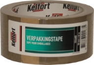 Afbeeldingen van Kelfort verpakkingstape bruin 50mmx66mtr.