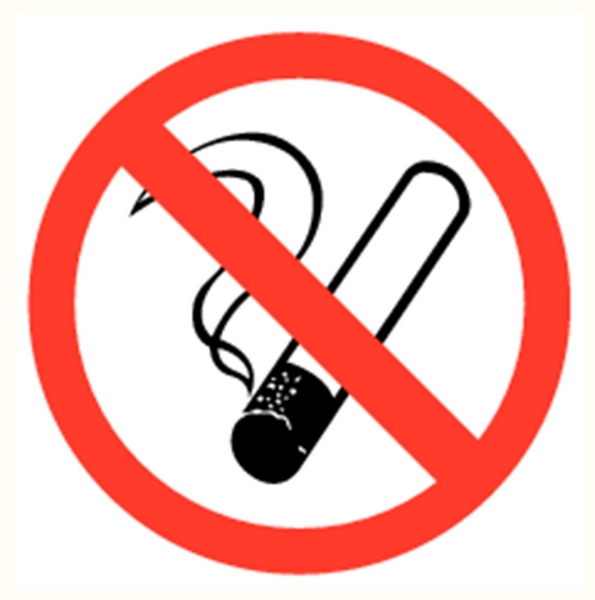 Afbeeldingen van Sticker "roken verboden" 200mm