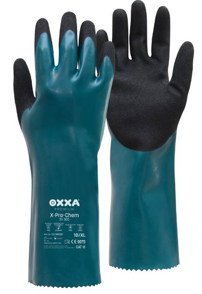 Afbeeldingen van OXXA X-Pro-Chem 51-900 mt.10 zwart-groen