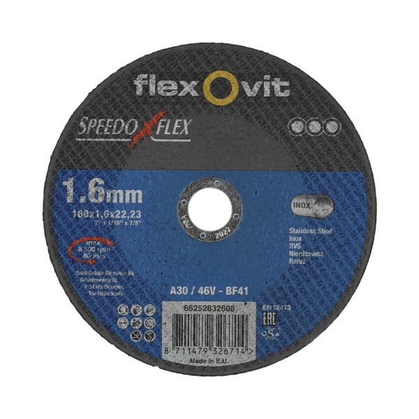 Afbeeldingen van Fle doorslijpschijf 180x1,6 inox speedoflex
