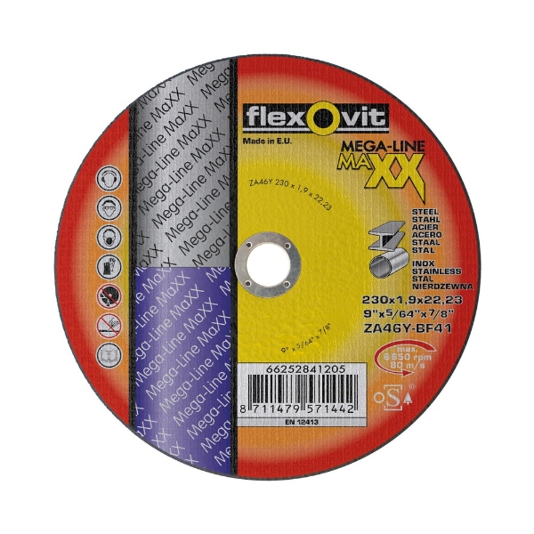 Afbeeldingen van Fle doorslijpschijf 230x1,9x22.23 t41 za46y