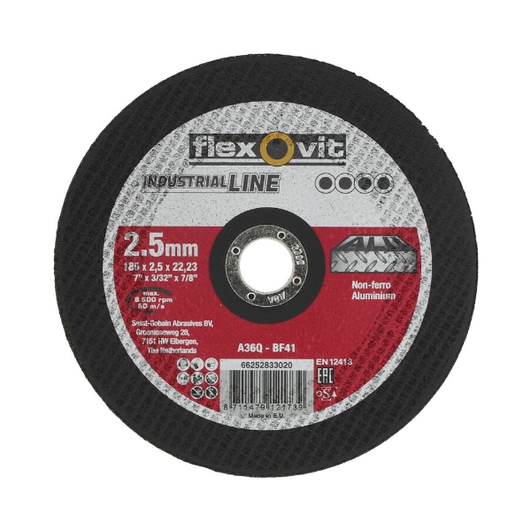Afbeeldingen van Doorslijpsch Vlak Alu A36Q 180x2,5x22,23 T41