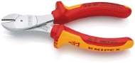 Afbeeldingen van Krachtzijsnijtang VDE 160mm verchr. Knipex
