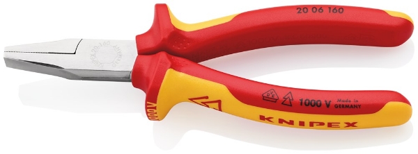 Afbeeldingen van Platbektang VDE 160mm mc-greep Knipex
