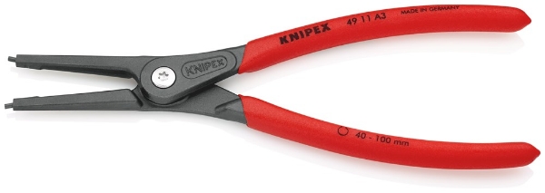 Afbeeldingen van Borgveertang recht A 3 binnen m. veer Knipex