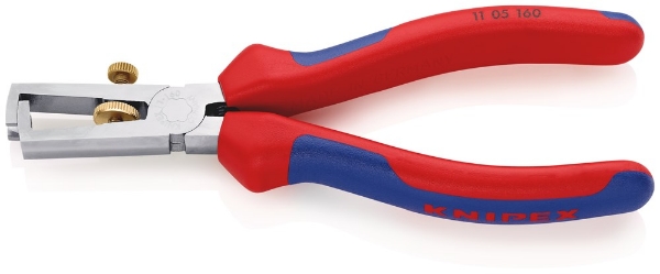 Afbeeldingen van Afstriptang verchr. 160mm mc-greep Knipex