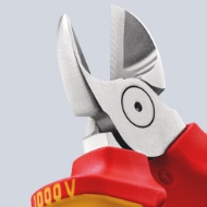 Afbeeldingen van Zijsnijtang VDE 160mm mc-greep Knipex