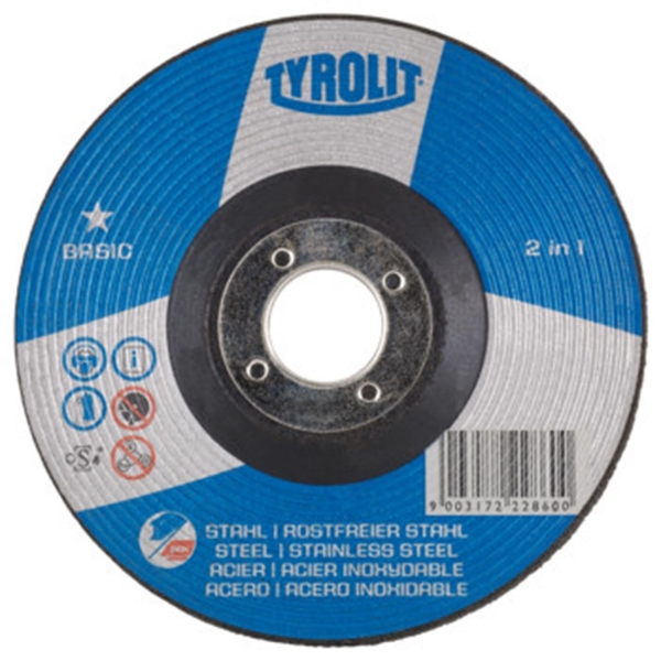 Afbeeldingen van Tyr afbraamschijf 125x6,0  2in1 *