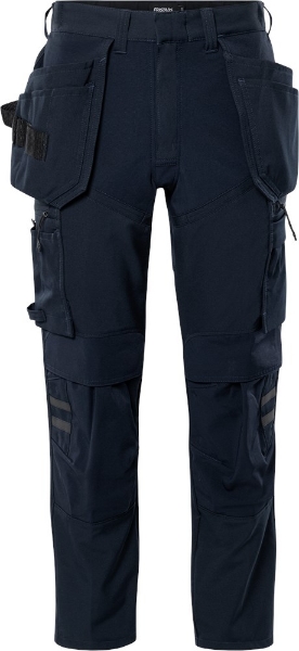 Afbeeldingen van Fri Werkbroek stretch 2596 LWS mt. C48 marbl.