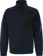Afbeeldingen van Fri Sweatshirtjack 7830 GKI mt. L Marineblauw
