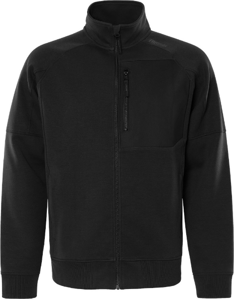 Afbeeldingen van Fri Sweatshirtjack 7830 GKI mt. XL Zwart