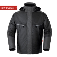 Afbeeldingen van Hav parka mt.xl zwart/char. en343