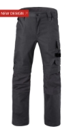 Afbeeldingen van Hav werkbroek mt.64 charcoal grijs kniez.