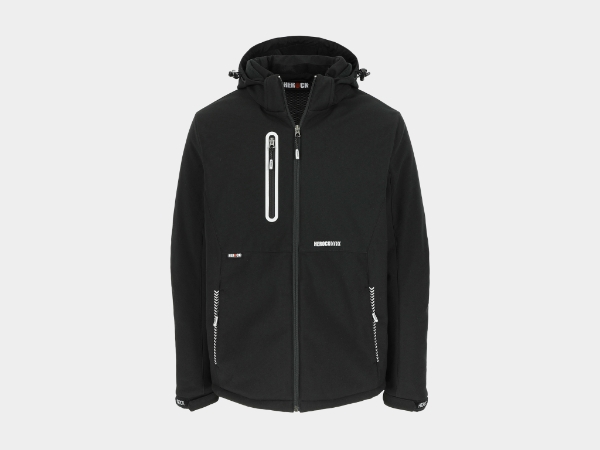 Afbeeldingen van Her taris softshell mt.l gevoerd zwart