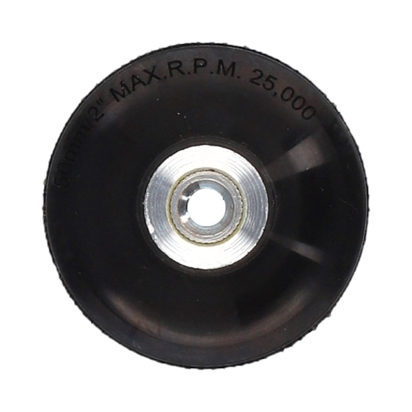 Afbeeldingen van Steunschijf Op Stift 50x6MM RUBBER SL3 MED