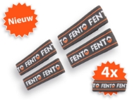 Afbeeldingen van Fento elastiek Max klittenband set a 4 stuks