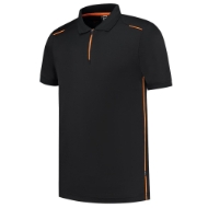 Afbeeldingen van Poloshirt Accent 202703 mt.L BlackOrange