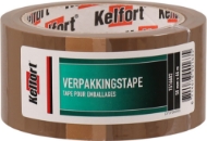 Afbeeldingen van Kelfort verpakkingstape bruin 50mmx66mtr.