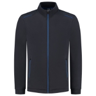 Afbeeldingen van Sweatvest accent mt.l Navy royal blue
