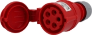 Afbeeldingen van Koppelcontactstop 16a 5p cee 400v rd/g