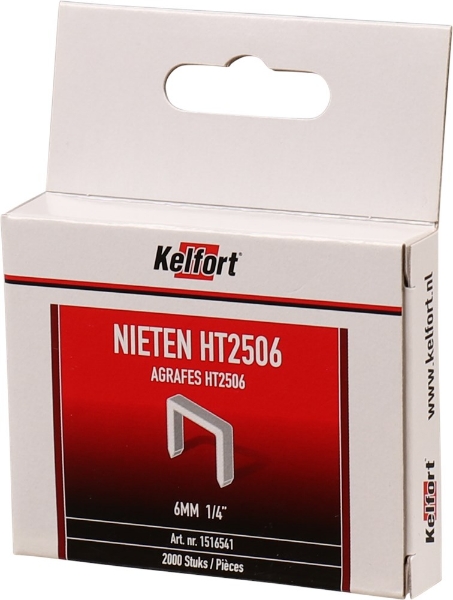 Afbeeldingen van Kelfort nieten ht 2506 6mm 2000st.