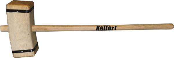 Afbeeldingen van Kelfort sleg hout m.steel 90cm model vierkant