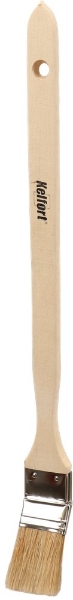 Afbeeldingen van Kel radiatorkwast 1,5" wit plat (9x40mm)