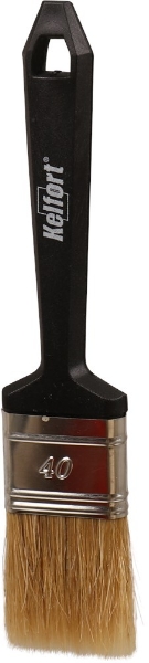 Afbeeldingen van Kel wegwerpkwast mt.40 wit plat (14x40mm)