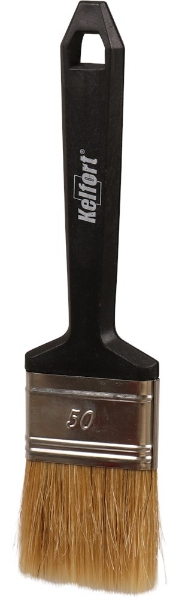 Afbeeldingen van Kel wegwerpkwast mt.50 wit plat (14x50mm)