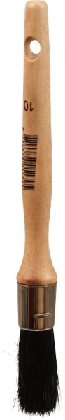 Afbeeldingen van Kel patentkwast mt.10 rond zwart (18mm)