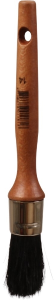 Afbeeldingen van Kel patentkwast mt.14 rond zwart (24mm)