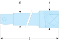 Afbeeldingen van Fac verlengst.onder hoek 1/2"