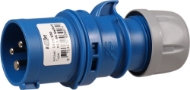 Afbeeldingen van Kelfort contactstop 230v 16a 3p cee blw/grijs