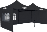 Afbeeldingen van Zijwandenset tbv tent 2.9x2.9mtr zwart