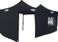 Afbeeldingen van Zijwandenset tbv tent 2.9x2.9mtr zwart
