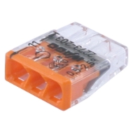 Afbeeldingen van Wago lasklem v.3 aders (compact)