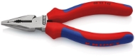 Afbeeldingen van Spitsbek-comb.tang gepolijst 145mm KNIPEX