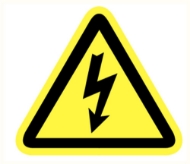 Afbeeldingen van Bord "electrische spanning" 200mm