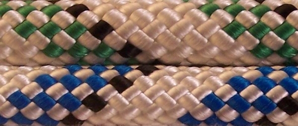 Afbeeldingen van Gevl.poly.vallenlijn 10mm blauw merkdraad
