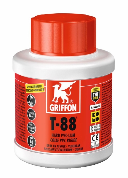 Afbeeldingen van Gri pvc lijm t88 250ml